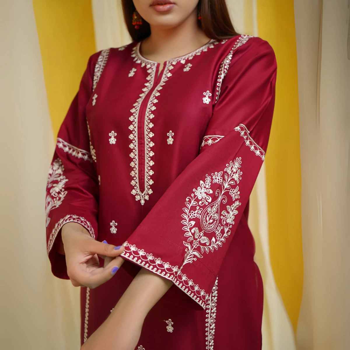 TUUBA GORGEOUS EMBROIDERY WORK 2PCS SET